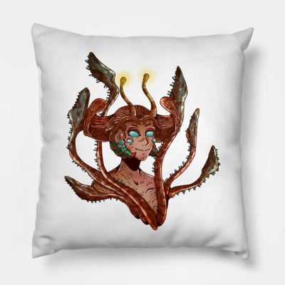 Sea Emperor Siren Throw Pillow Official Subnautica Merch