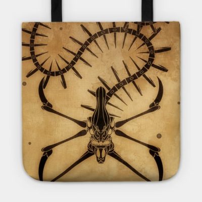 Reaper Skeleton Dark Tote Official Subnautica Merch