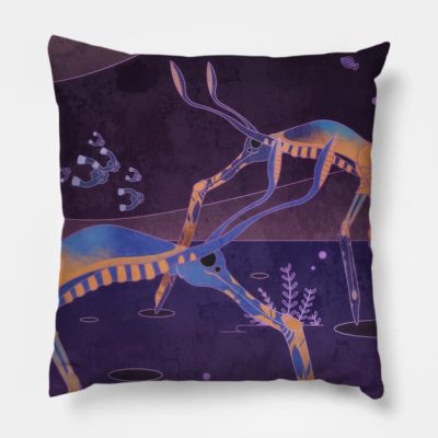 Sea Treader Leviathan Throw Pillow Official Subnautica Merch