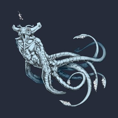 Sea Emperor Throw Pillow Official Subnautica Merch