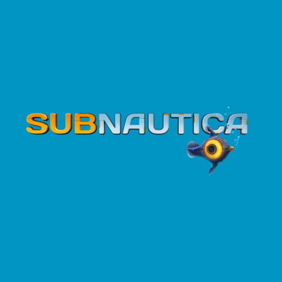 Subnautica Logo Throw Pillow Official Subnautica Merch