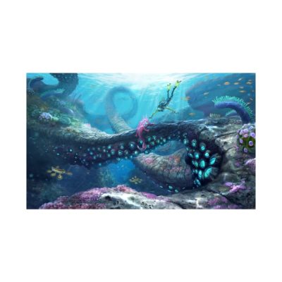 Twisty Bridges Throw Pillow Official Subnautica Merch