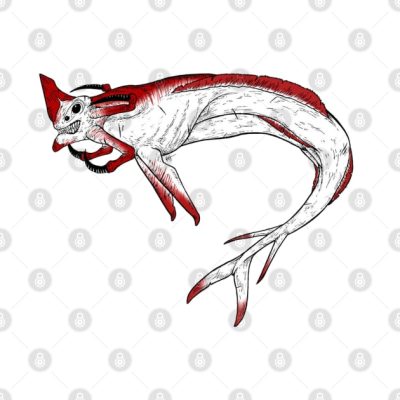 Reaper Leviathan Throw Pillow Official Subnautica Merch