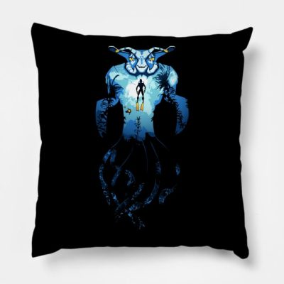 Sea Emperor Throw Pillow Official Subnautica Merch