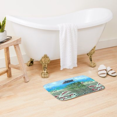 Subnautica Cross Section Bath Mat Official Subnautica Merch