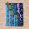 Subnautica Plant Life Throw Blanket Official Subnautica Merch