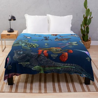 Subnautica Throw Blanket Official Subnautica Merch