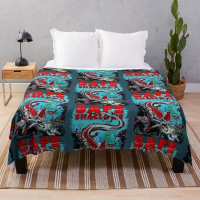 Subnautica Video Game Safe Shallows Throw Blanket Official Subnautica Merch