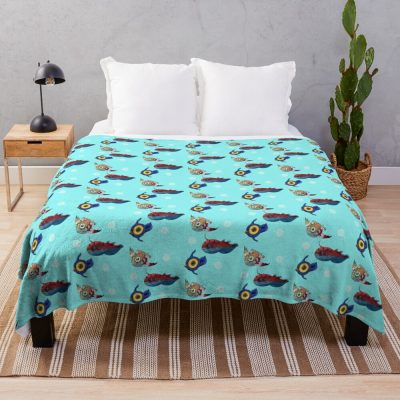 Subnautica Fauna Throw Blanket Official Subnautica Merch