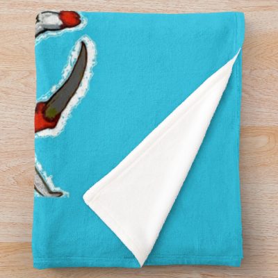 Subnautica Below Zero Reaper Leviathan Throw Blanket Official Subnautica Merch