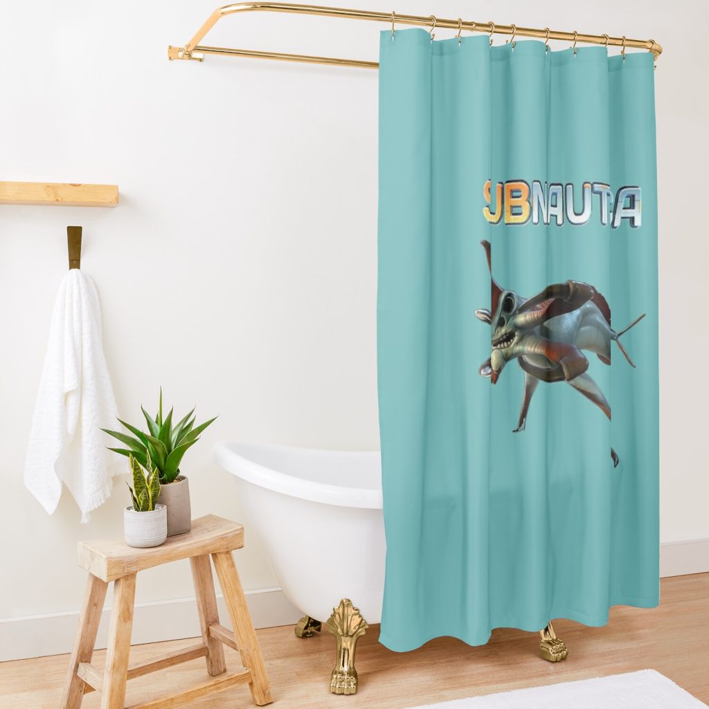 Subnautica - Reaper Leviathan Shower Curtain Official Subnautica Merch