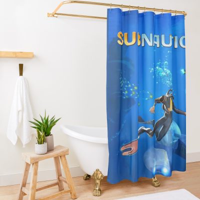 Subnautica 2 Shower Curtain Official Subnautica Merch