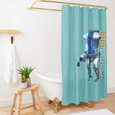 Subnautica Shower Curtain Official Subnautica Merch