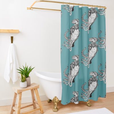 Warper - Subnautica Shower Curtain Official Subnautica Merch