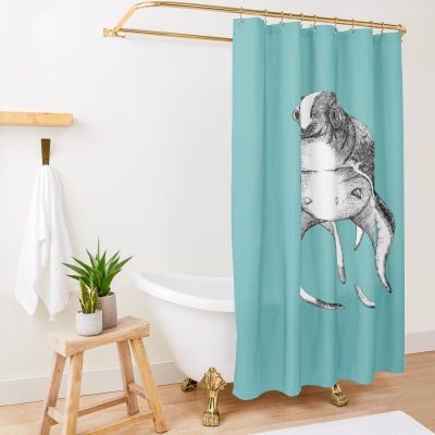 Crabsquid - Subnautica Shower Curtain Official Subnautica Merch